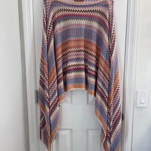 MISSONI - Fringed Knit Poncho